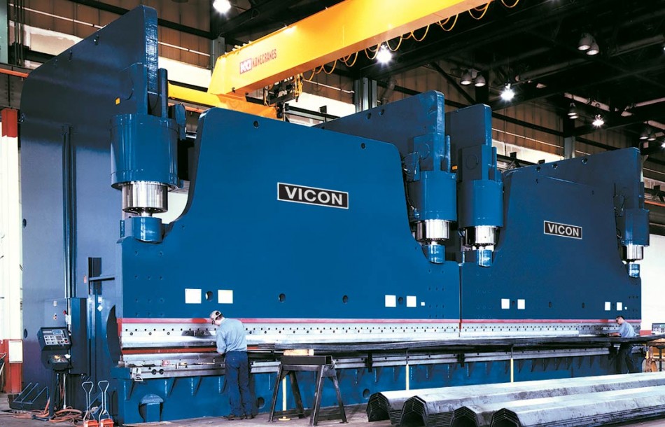 Vicon Fabricating 50' CNC hydraulic press